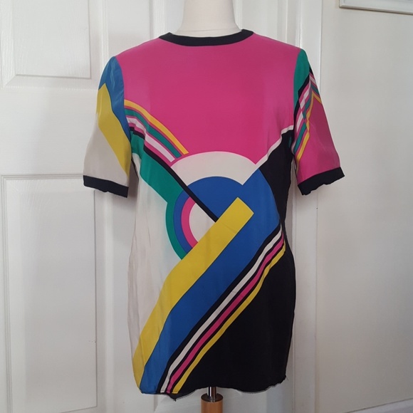 📼Vintage 80's T shirt style mini dress - Picture 2 of 8
